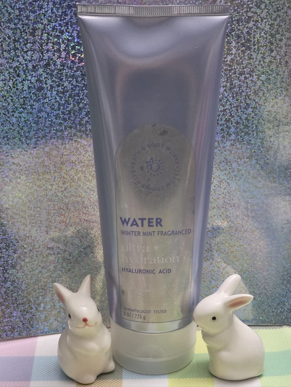Bath & Body Works Water Winter Mint Ultra Hydration Body Cream 8oz NEW RARE